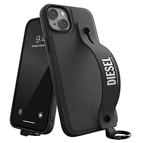 Amazon.co.jp: DIESEL iPhone14Plusケース レザー ハンドストラップ